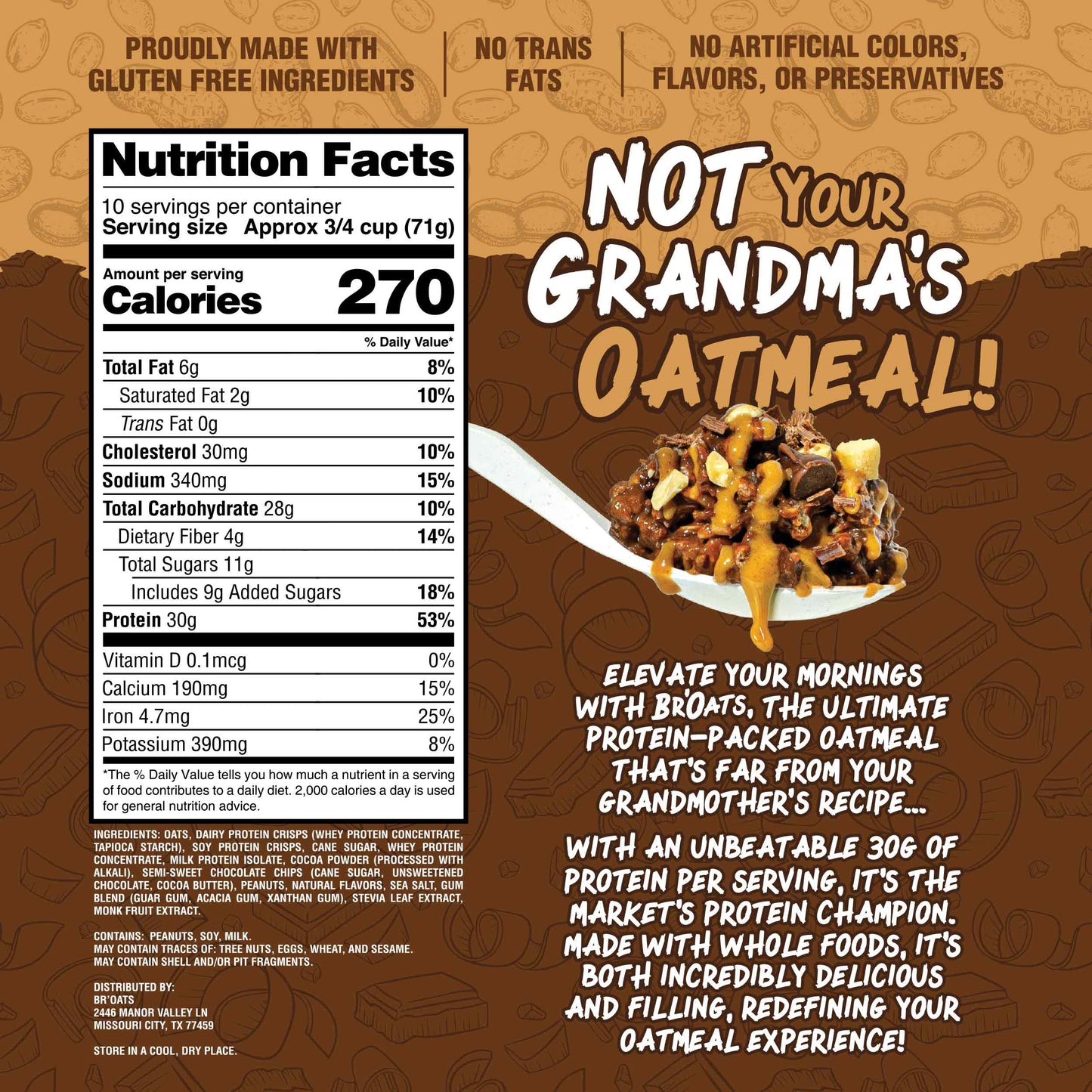 Br'Oats Nutty Chocolate